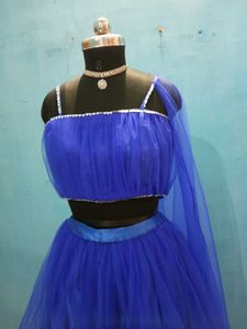 Royal Blue Lehenga Choli Set