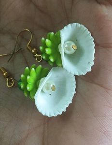 Cute Green Earrings