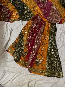 y2k Bollywood embellished lehenga saree