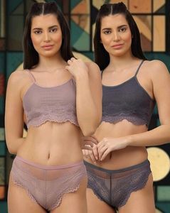 Net Bra And Underwear 2 Set
