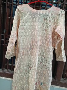 Floral Lace Kameez