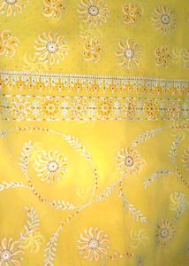 Light Yellowish Saree