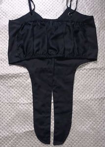 Navy Tie-Front Cami