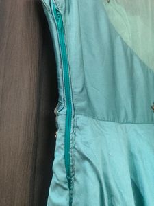 Princess Cut  Designer Padded Gown With Stone