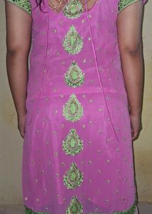 PINK KURTI FOR FESTIVE WEAR