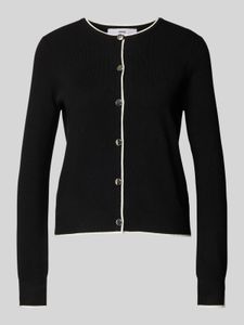 Mango Contrast Trim Cardigan
