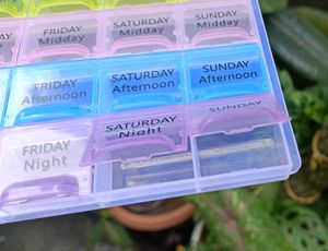 NEW Weekly Medicine Pill Reminder Tray 😍