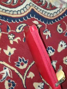 Cute Winter Red Pouch