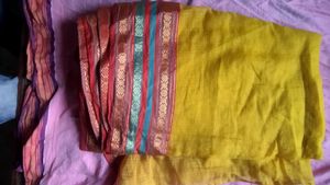 Beautiful yellow Saree