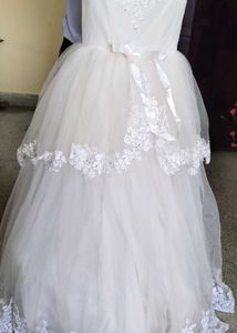 White Umbrella Gown