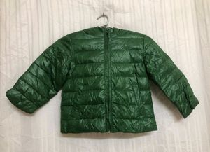 United Colours Of Benetton Green Puffer Jacket