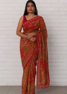 Pure Crepe Saree