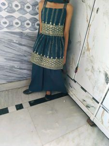 combo girl sharara kurti party wear