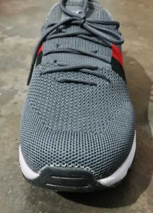 Textured Slip On Shoes With Elesticated Gussets