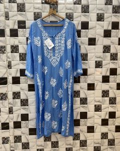 Set Of 3 Kurti: 2 Black And 1 Powder blue