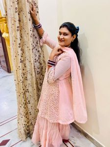 Pink Embroidered Kurta Set