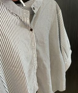 Striped Button-Down Shirt