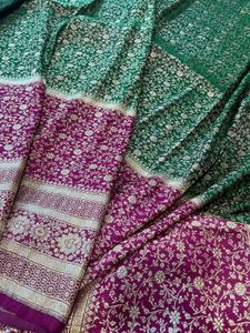 SOLD Pure Silk Brocade Banarasi