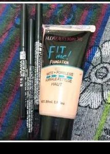 Combo Of Lipstic Kajal Foundation Maskara