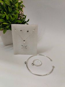 Rs. 95 Silver Jewelry Set