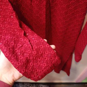 Red kurta