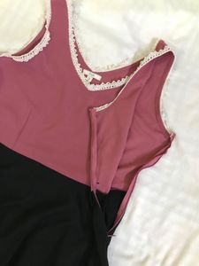 Cute Pink &amp; Black Dress Bust 32/34