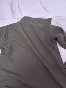 xs size Olive Green Button-Down Shirt