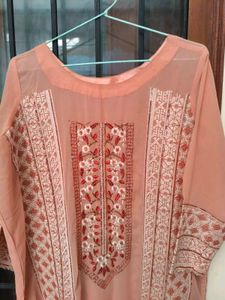 Peach Color Suit