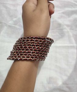 Stone Bangles Set 🧡