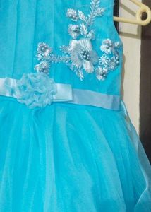 Cute Blue Party Dress