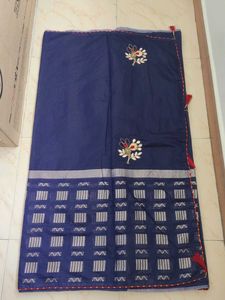 Elegant Blue Saree With Pure Gota work