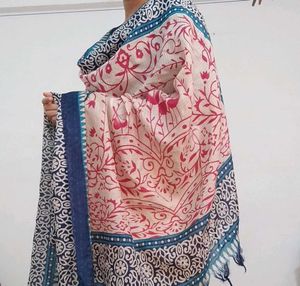 Bird Print Dupatta