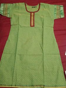 Flora Green Embellished Kurta