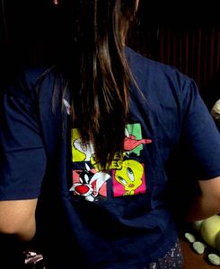 Totally Unuse T-shirt In Navy Blue Colour