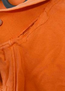 🧡 Calvin Klein Jeans Orange Polo Tee