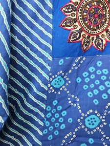 Blue Printed Kurta
