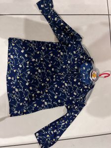 Blue Casual Top