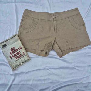 Mini Khaki Shorts