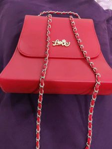 Red 'Love' Handbag