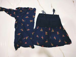 Peplum Top with Shrug