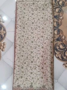 Elegant Floral Print Saree