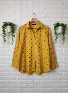 Yellow Star Print Shirt