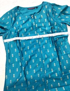 Teal Palazzo Pants and kurta set