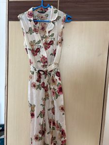 Floral Print Jumpsuit