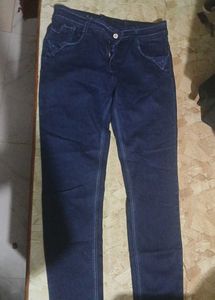 Dark Blue Denim Jeans