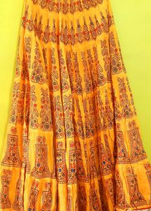 Full Circular Printed Skirt