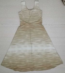 Vintage-Inspired Beige Dress
