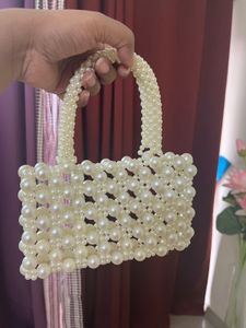 Pearl Beaded Handbag