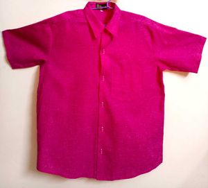 Dark Pink Formal Shirt For Men