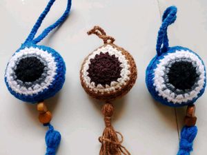 Handmade Evil Eye Wall/ Car Hanging